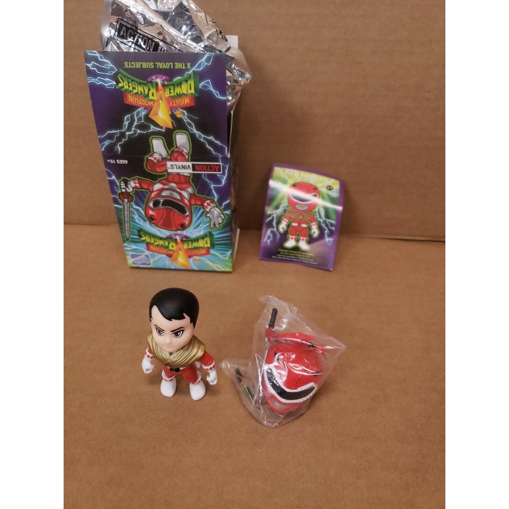 Loyal Subjects Power Rangers Red Ranger w/ Dragon Shield Chase 1/96 RARE Variant - Picture 2 of 5